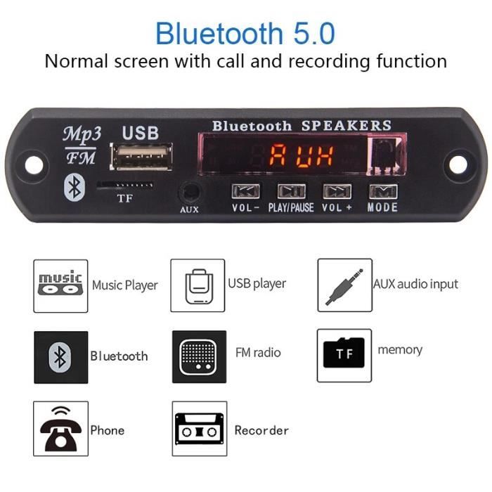 Décodeur Mp3 Carte Audio Dac Lecteur Usb Wma Wav Flac Ape Hifi Décodage Sans Perte Avec
