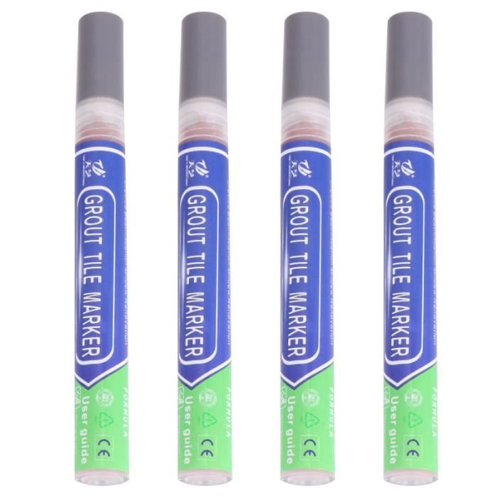 4 Pieces Stylo De Carrelage De Coulis Rajeunir Le De Restauration De Renouveler Marqueur De Reparation Pour Sol De Mur De Gris Achat Vente Carrelage Parement 4 Pieces Stylo De Carrelage Cdiscount