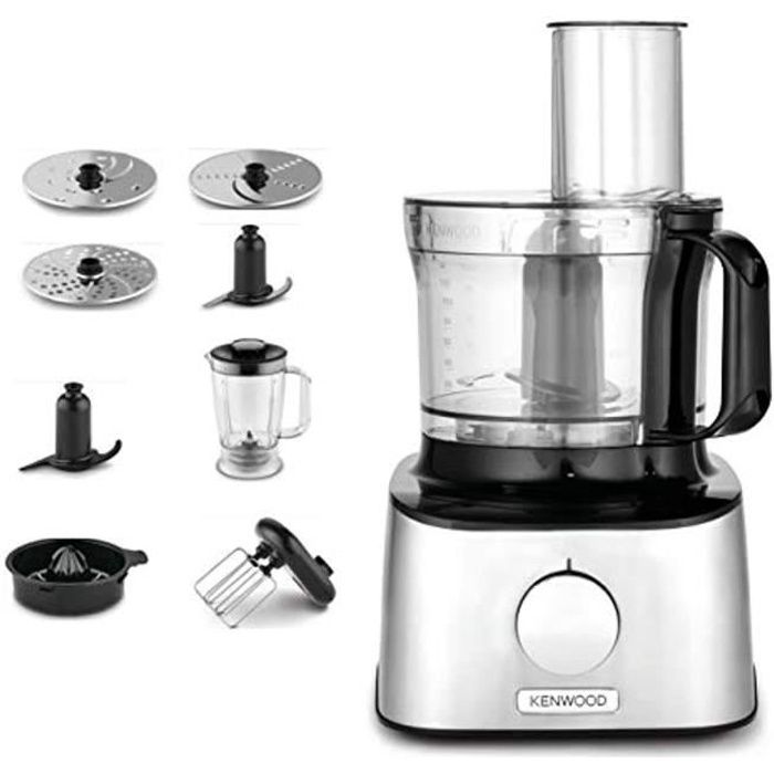 Kenwood FDM301SS Robot multifonction compact Inox 2,1 L 800 W - Cdiscount  Electroménager