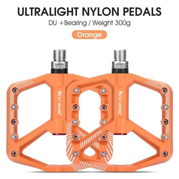 Pedale vtt orange 2025