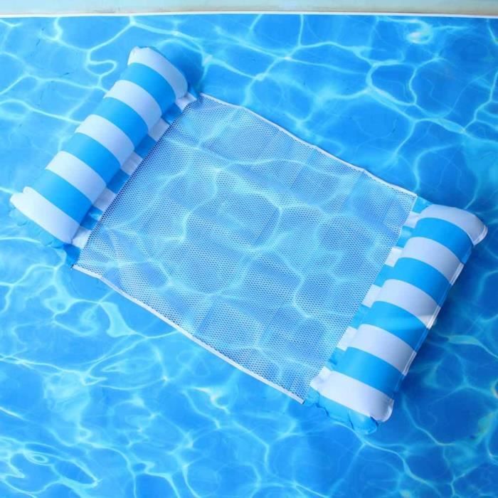 Hamac Flottant Piscine Pulok InnovaGoods – 4 En 1 : Hamac, Chaise, Dériveur, Support D'exercice – 80 Kg Max, Dès 8 Ans