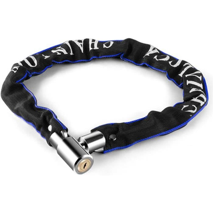 Antivol Vélo Et Moto H&S Alliance – Chaîne Avec Cadenas Et 5 Clés, Neuf