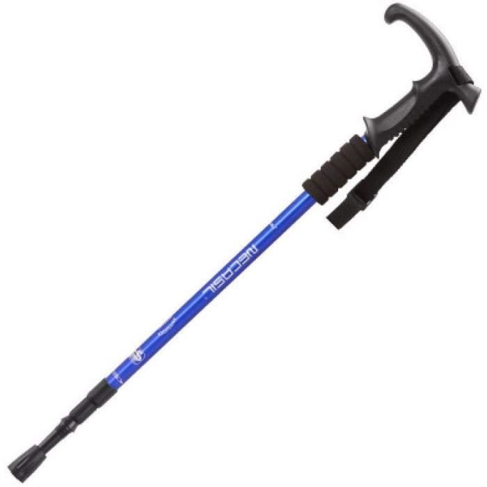 Bâtons De Trekking Pliables Healife – Carbone/aluminium, Poignées Liège, Réglables, Pour Adultes Et Enfants