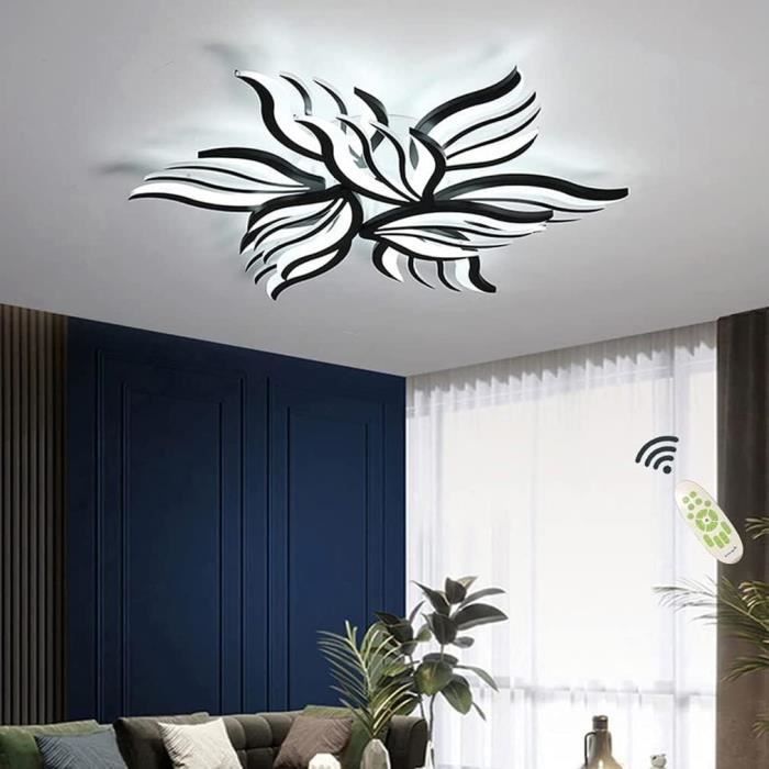 Ventilateur Lampe Plafonnier de Luxe,Dimmable en Continu Télécommande