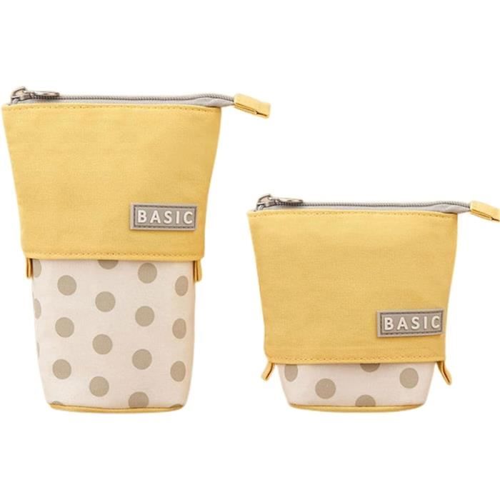 Wisecoco Trousse De Toilette Pour Chaton, Mignonne Et élégante En Toile Souple Durable Et Multi-usages, Trousse De Maquillage Pour Les Sorties, Les Voyages, Le Bureau