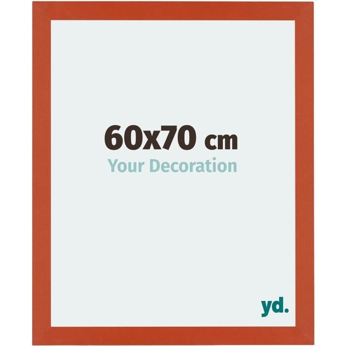 Cadre Photo 60x80 cm - Orange - MDF - Mura