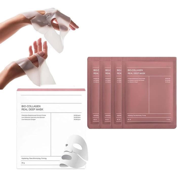Masque De Nuit Enveloppant Au Collagène – Soin Anti-âge Et Hydratation Intense – Marque Générique