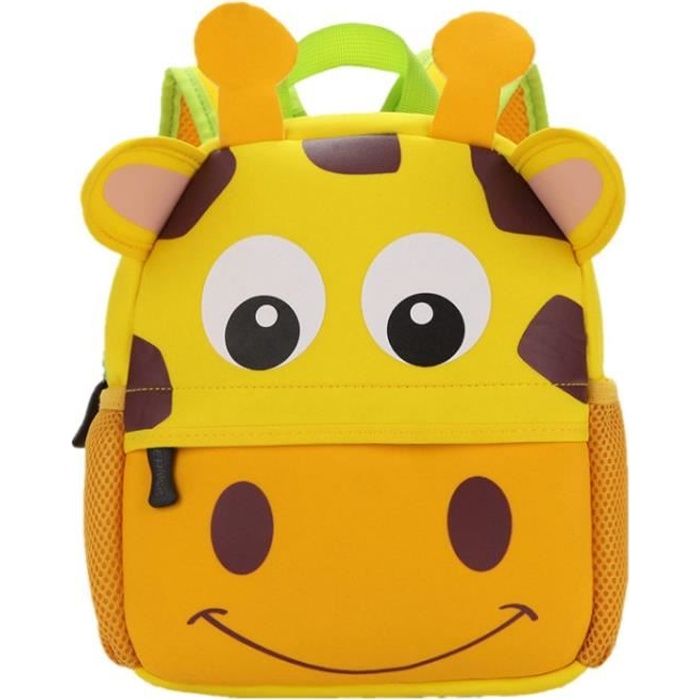 Sac à Dos Enfant Bébé Maternelle Sacs d'école Mini Sac d'enfants Zoo pour  Les Petits Garçons ou Filles (Girafe)