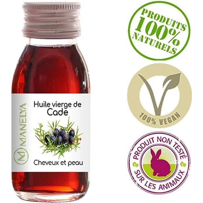 Huile De Cade Pure 100% Naturelle Concentrée – Pour Soins Des Poules, Chevaux, Chiens – Soin Sabots, Pattes, Dermite – Applicateur Pratique – Pot 200g