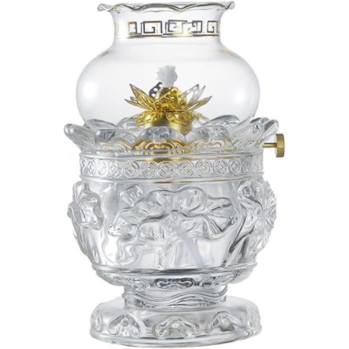 KEENSO lanterne à kérosène Lampe à Kérosène, Lampe à Huile de Bouddha
