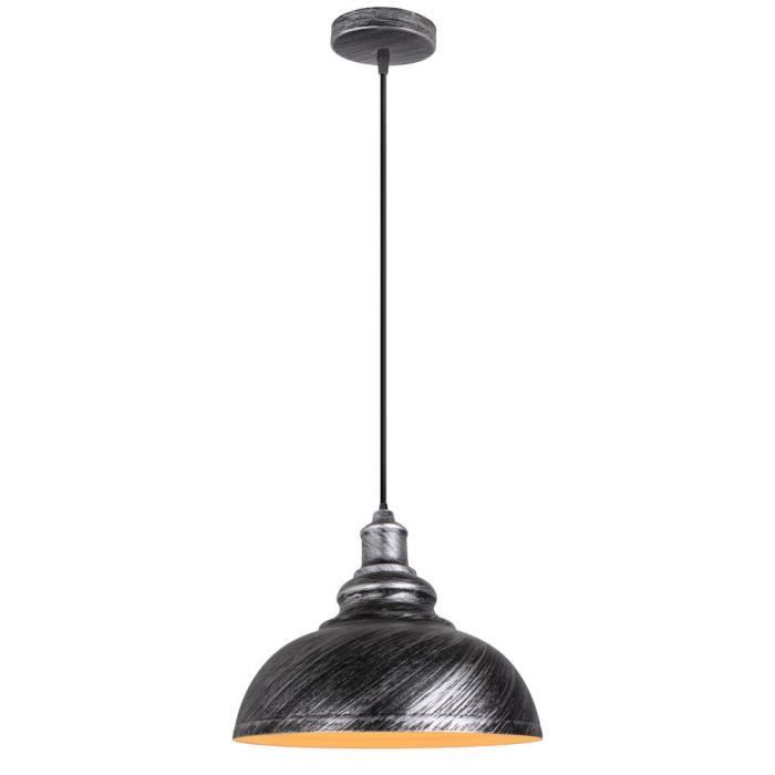 Bronze cordon textile 1,5 m pour E27 Ampoule Vintage Plafonnier Lustre Suspension luminaire con Antique E27 Culot de Lampe Edison de Douille