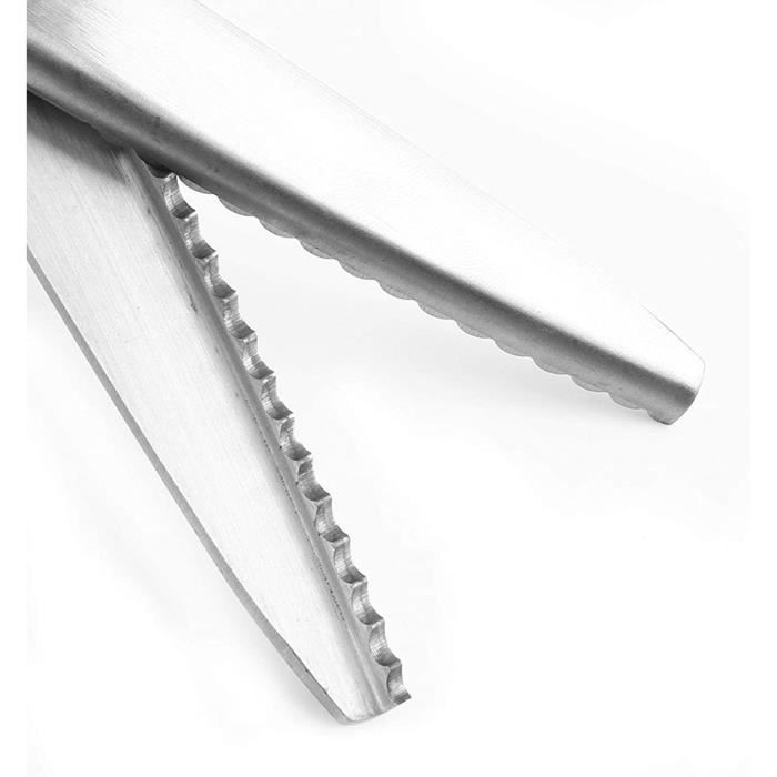 AJWCiseaux à cranter Ciseaux Zig Zag Ciseaux à bords triangulaires en acier inoxydable pour la