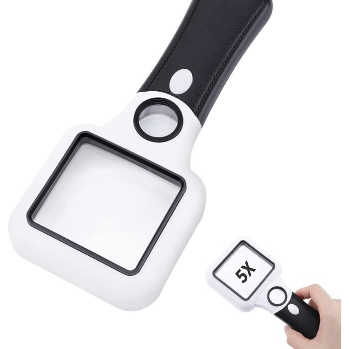 Loupe De Lecture Kolamom 3X Avec LED - Pliable Et Dimmable Pour Seniors, Artisanat, Timbres