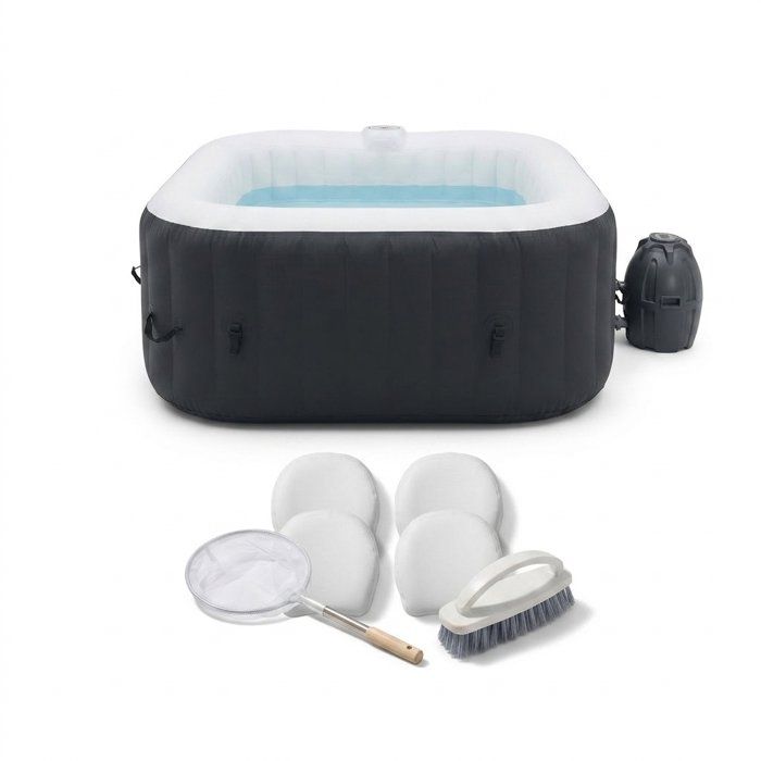 Spa gonflable carré 6 places Sun Spa