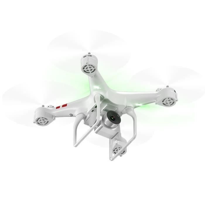 Drone Quadcopter RC avec caméra HD 1080P grand angle, WiFi FPV et batterie 1800mAh