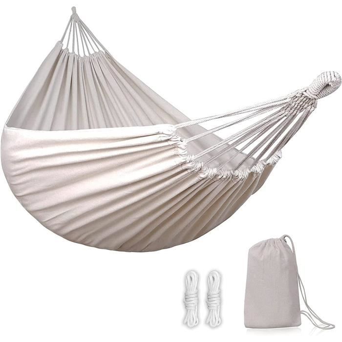 Patiojoy Hamac Pliant Portable Hamac Autoportant avec Support Pliant Sac de Transport Boucle Antidérapante Gris