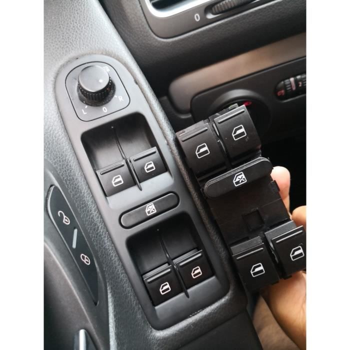 Commutateur,FaroeChi vitre principale électrique bouton de commutation, pour VW Golf 5, Golf 6, Jetta MK5 Mk6, Tiguan
