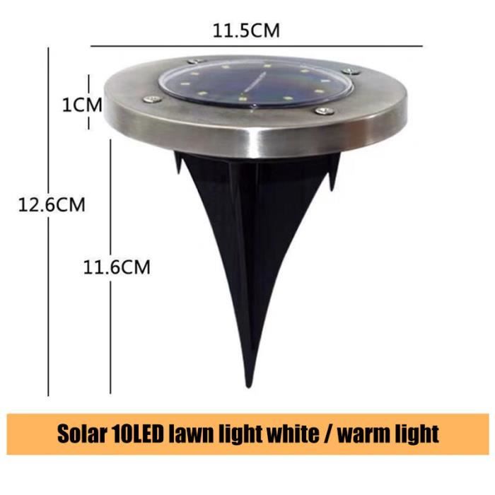 Paulmann 94238 – Spot Solaire Encastrable Carré LED 0.7W 3000K Blanc Chaud – Éclairage Extérieur IP67 Avec Capteur Crépusculaire & Mouvement