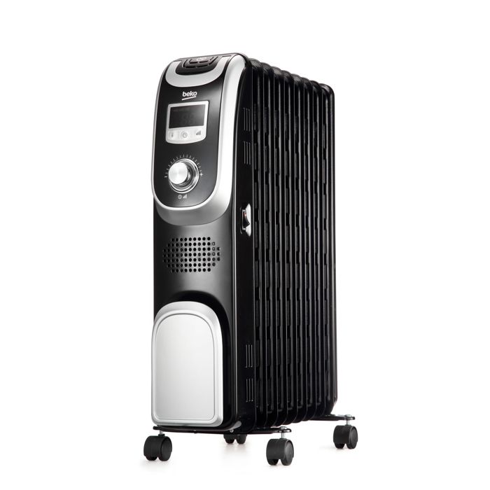 Beko Radiateur à bain dhuile 2000w noir - rho8122t