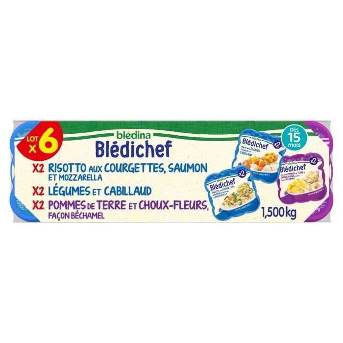 Bledina Bledichef Repas Bebe Des 15 Mois 4 Recettes 6x250g Achat Vente Plats Cuisines Bledina Bledichef Repas Bebe Des 15 Mois 4 Recettes 6x250g Cdiscount Pret A Porter