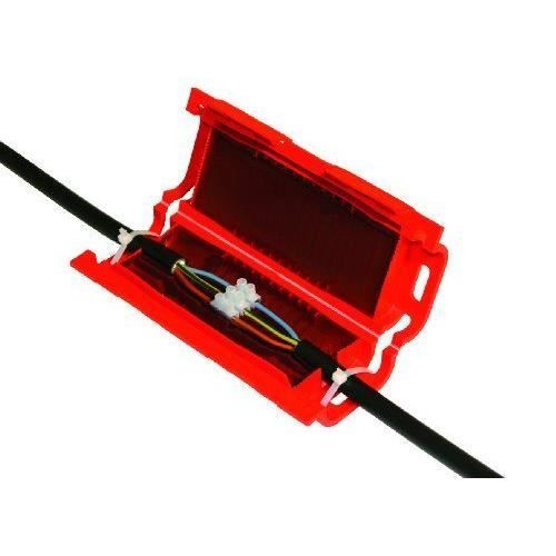 Aerzetix 2m mètres 4mm 3-7 Gaine tressée Rouge thermorétractable Manchon de câble Fil électrique C14222 