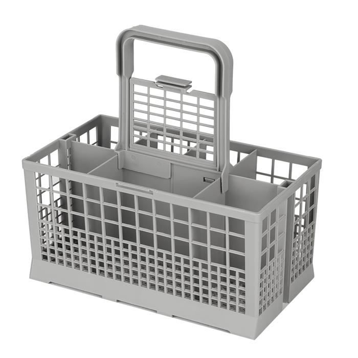 Panier Lave-vaisselle Avec Couvercle - Rangement Cuillères, Fourchettes, Petits Objets - Silicone Souple