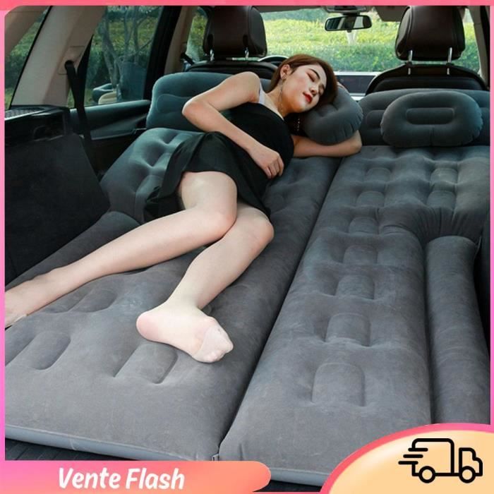 Matelas pneumatique - DILWE - 185*110 cm - Gris - 2 places - Camping SUV