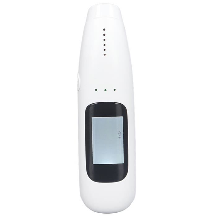Alcootest Portable PTUI Rechargeable - Certifié, Écran LCD, 5 Embouchures, Précision Professionnelle