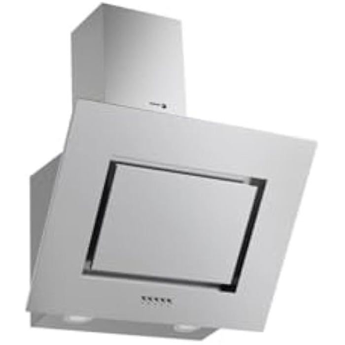Hotte déco murale inclinée 60cm Inox Aspiration : 608m3h Filtre à FAGOR FHI6600A - vue 2