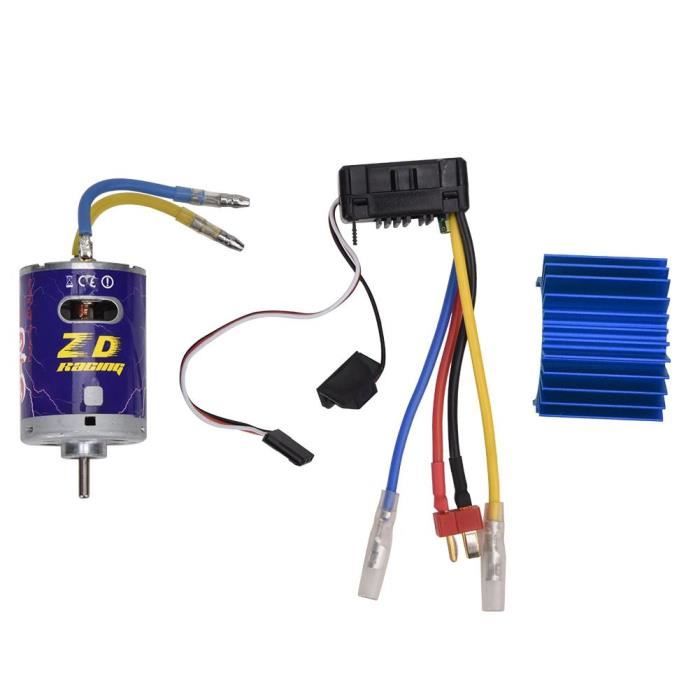 Ensemble ESC pour moteur brossé RC, moteur brossé 540 320 A ESC Combo haute efficacité, faible bruit, haute performance pour SCX10 pour RC Crawler