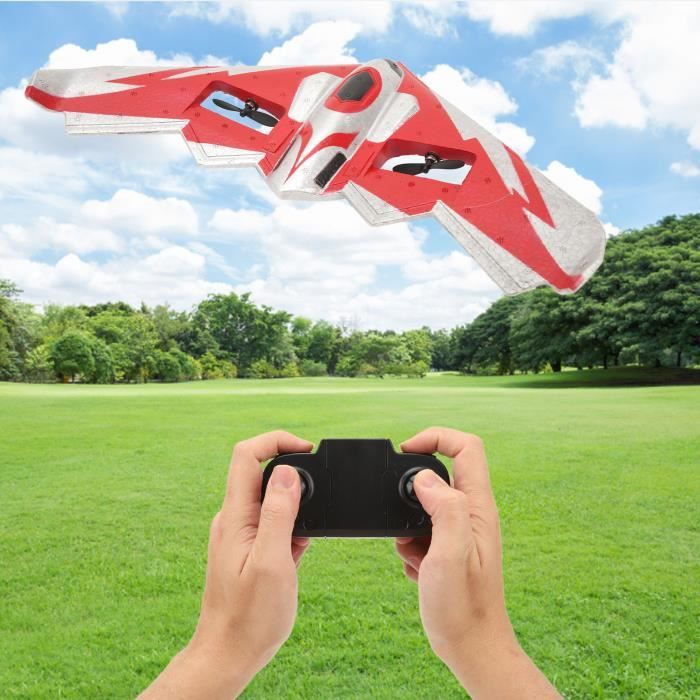 Avion Catapulte En Mousse - Jouet Plein Air - Lanceur Manuel - Pour Enfants - Mode Vol Et Vrille