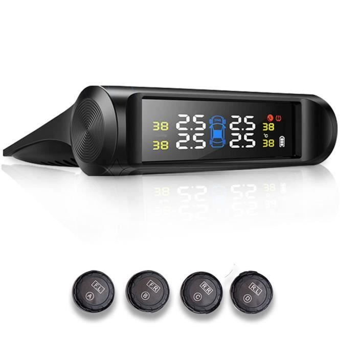 Système Surveillance Pression Pneus Moto TPMS - Capteurs Externes, Monitoring Temps Réel Sur Smartphone, Alarme Fuite