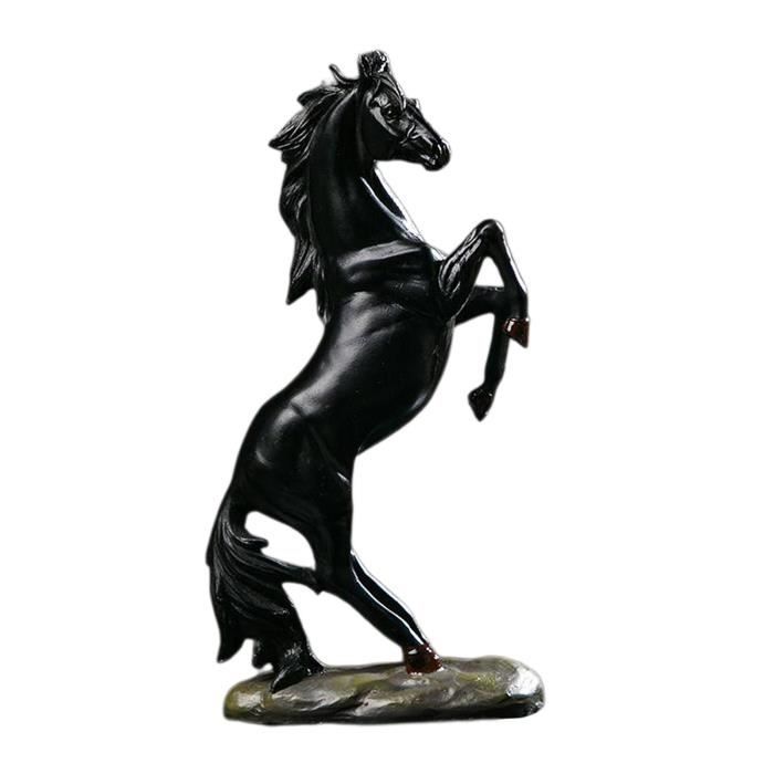 marque generique - Modèle De Cheval Réaliste Modèle Animal Figurine Jouet  Statue Ornement Noir - Films et séries - Rue du Commerce
