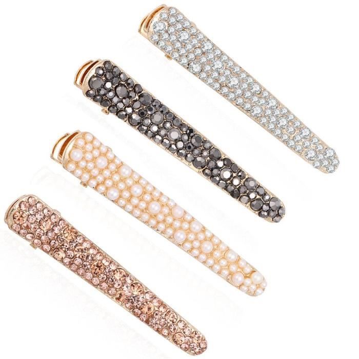 PINCE - BARRETTE,22--Pinces à cheveux à paillettes pour filles