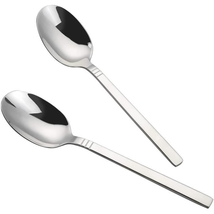 2 Cuillères Doseuses Réglables Yancli - 1 Petite Et 1 Cuillère à Soupe, Facile à Utiliser, Blanches, Neuves