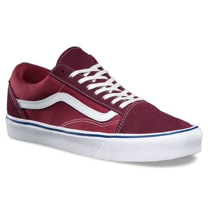 vans old skool lite bordeaux