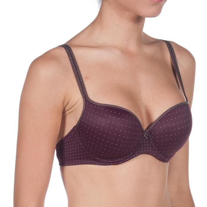 Soutien-gorge Taupe Rembourré LOU PARIS - Taille 85B - Neuf Avec étiquettes
