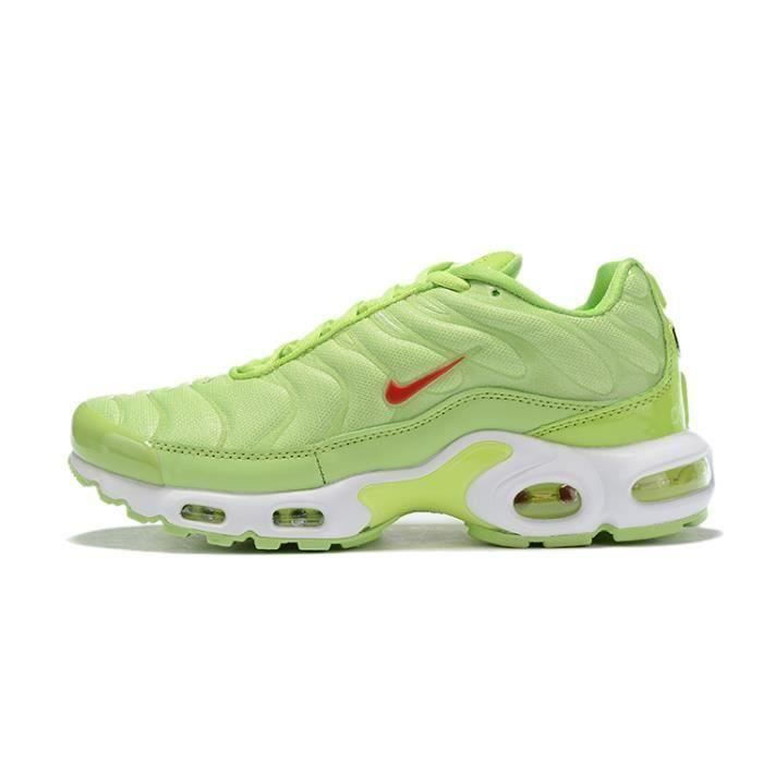 Nike TN Plus Homme femme Blanc Vert blanc vert Couleurs multiples Cdiscount Chaussures