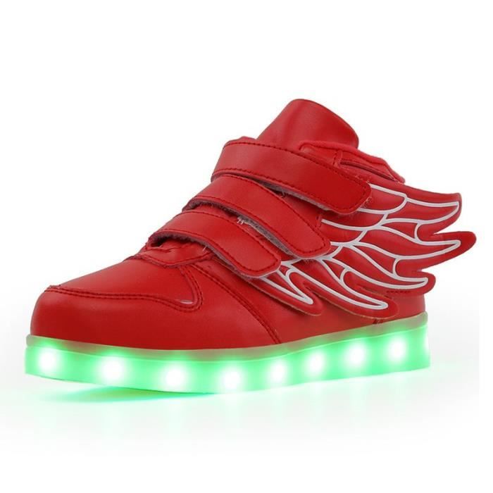 Basket Nike Avec Des Ailes Chaussures Enfant Lumière LED INSFITY
