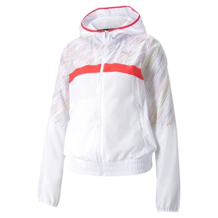 Veste femme Puma Run Grapihc blanc Cdiscount Sport
