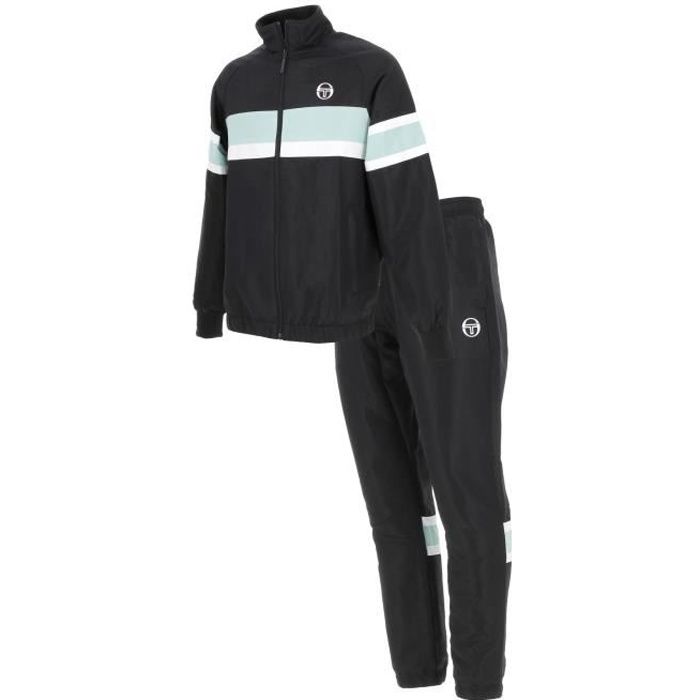 Ensemble survêtement Board - Sergio Tacchini - Homme - Noir - Manches longues - Respirant