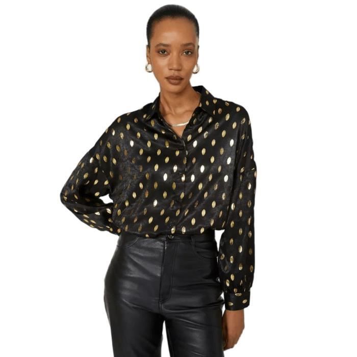 Robe Femme Principles - Taille 10 - Noir/Crème - Détail Cravate - Manches 3/4 - En Chiffon