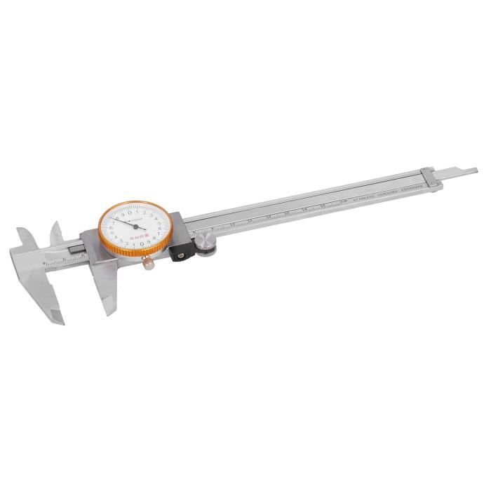 Pied à Coulisse Cadran 0-150mm - Précision 0.02mm - Acier Inoxydable Antichoc, Parfait Pour Le Bricolage Et La Mécanique