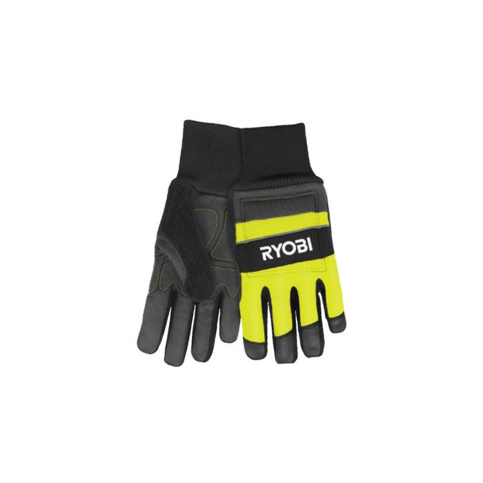Gants anti coupures RYOBI RAC258L pour tronçonneuses Taille - vue 2