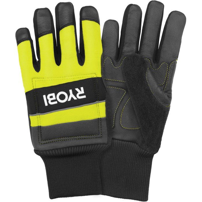 Gants anti coupures RYOBI RAC258L pour tronçonneuses Taille