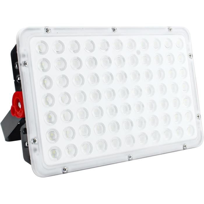Projecteur LED Extérieur 200W - 20000 Lumens, Blanc Froid 6500K - Étanchéité IP66 - Pour Jardin, Cour, Garage, Entrepôt - Angle 120° - 6