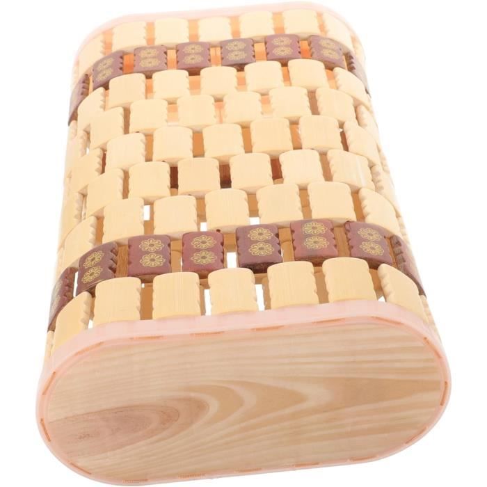 Appui-tête Pour Sauna - En épicéa - 37x29x10 Cm - Confort Et Relaxation Garantis