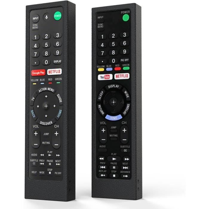 Télécommande De Remplacement Pour Sony Bravia - Modèle RMT-TX100D, Sans Fil, 5-10m, Noir, Neuve