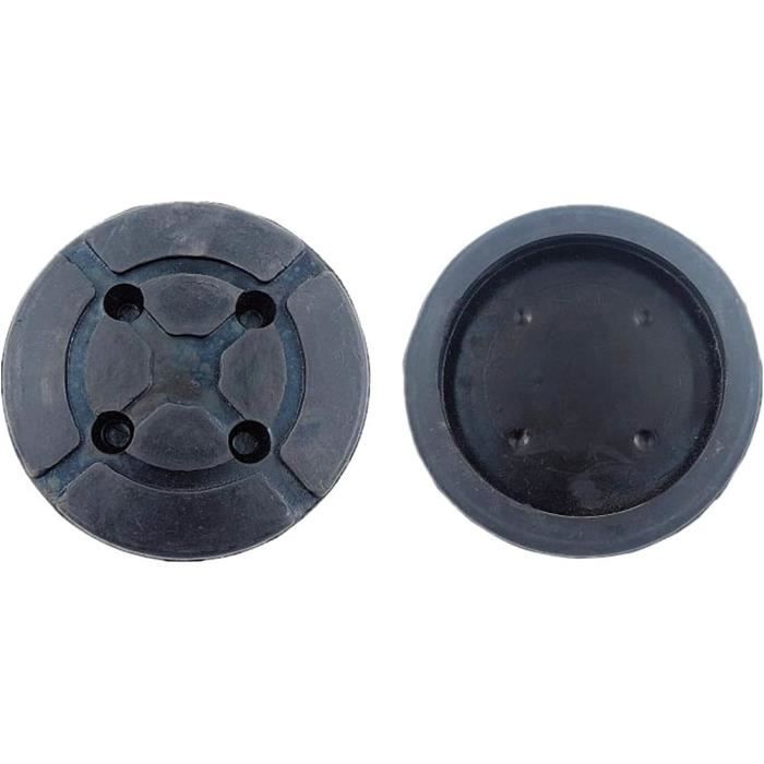 Adaptateur De Point De Levage En Caoutchouc Pour Porsche - 6,5x2,6 Cm - Noir - Protège Le Châssis Lors Du Levage - Compatible 911, Boxster, Cayman... - 10