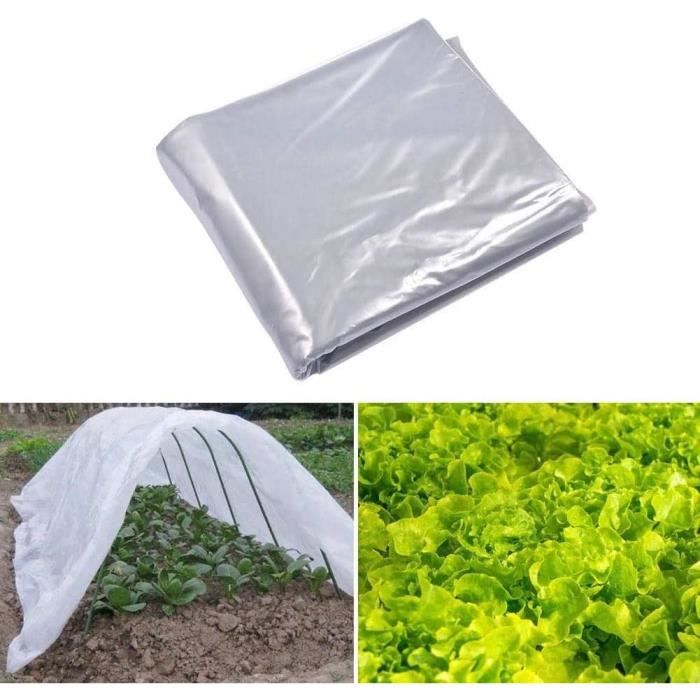 Bâche Serre 2x6m Polyéthylène Extra Épaisse – Film Transparent Résistant UV & Déchirure – Protection Hiver Pour Légumes, Tomates, Plantes